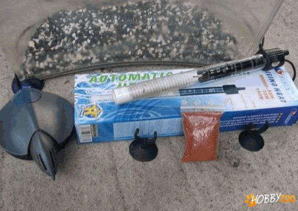 acvariu pesti cu aparatura